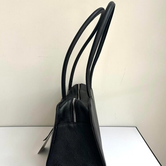 BOSTANTEN Otilia Functional Black Leather Shoulder Bag - Picture 11 of 13